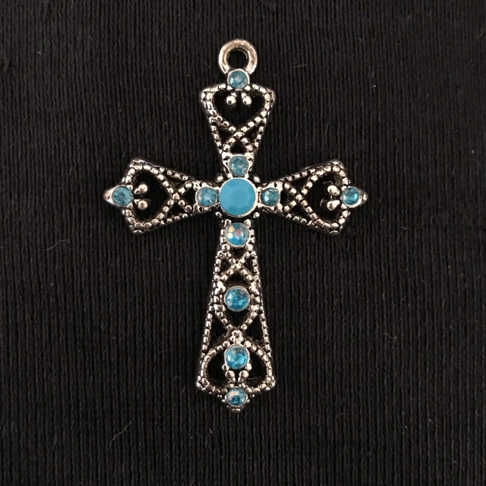 Turquoise Cross Pendant